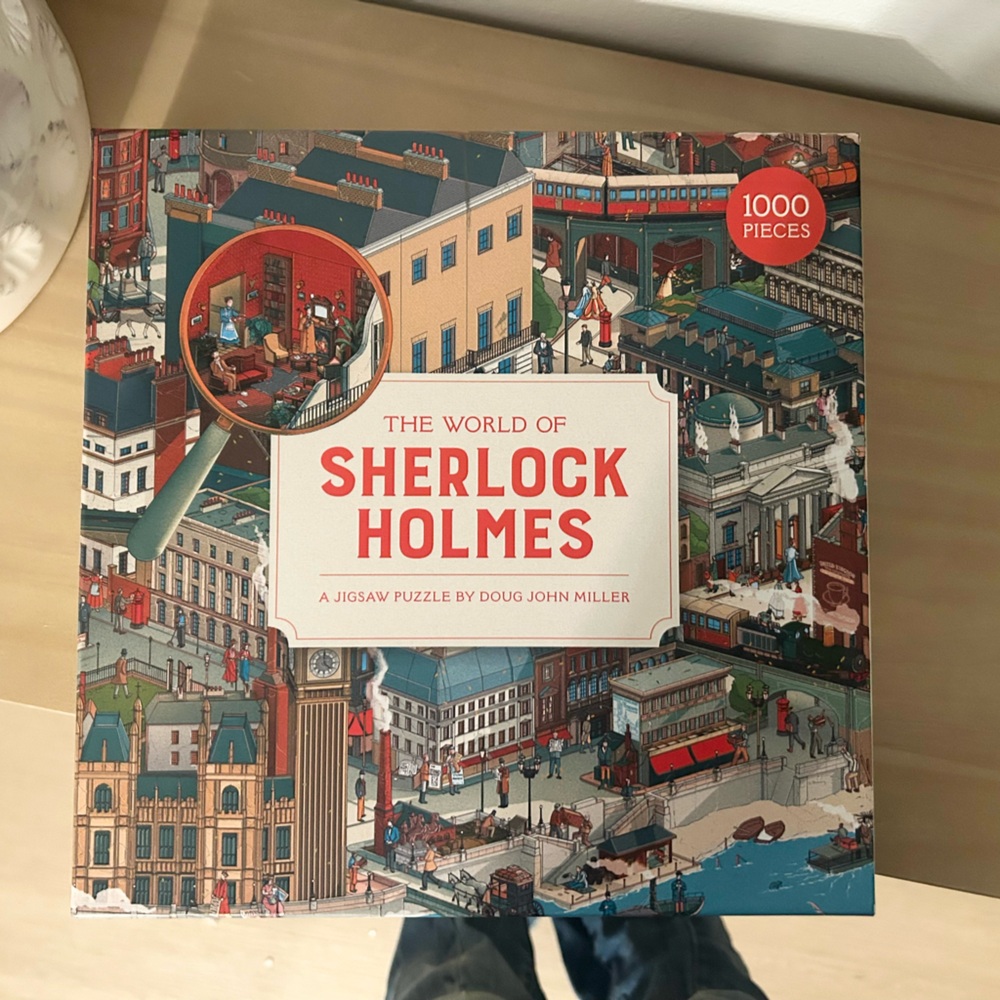 The World of Sherlock Holmes 1000 Piece Puzzle Doug John Miller Preowned